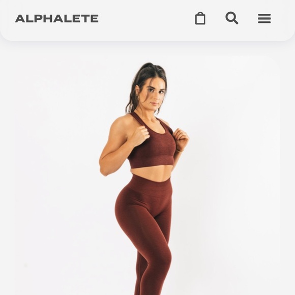 SOLD Green Alphalete sports bra 💚 - Picture 6 of 7